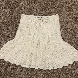 🐰Zara Cream Knit Skirt🐰